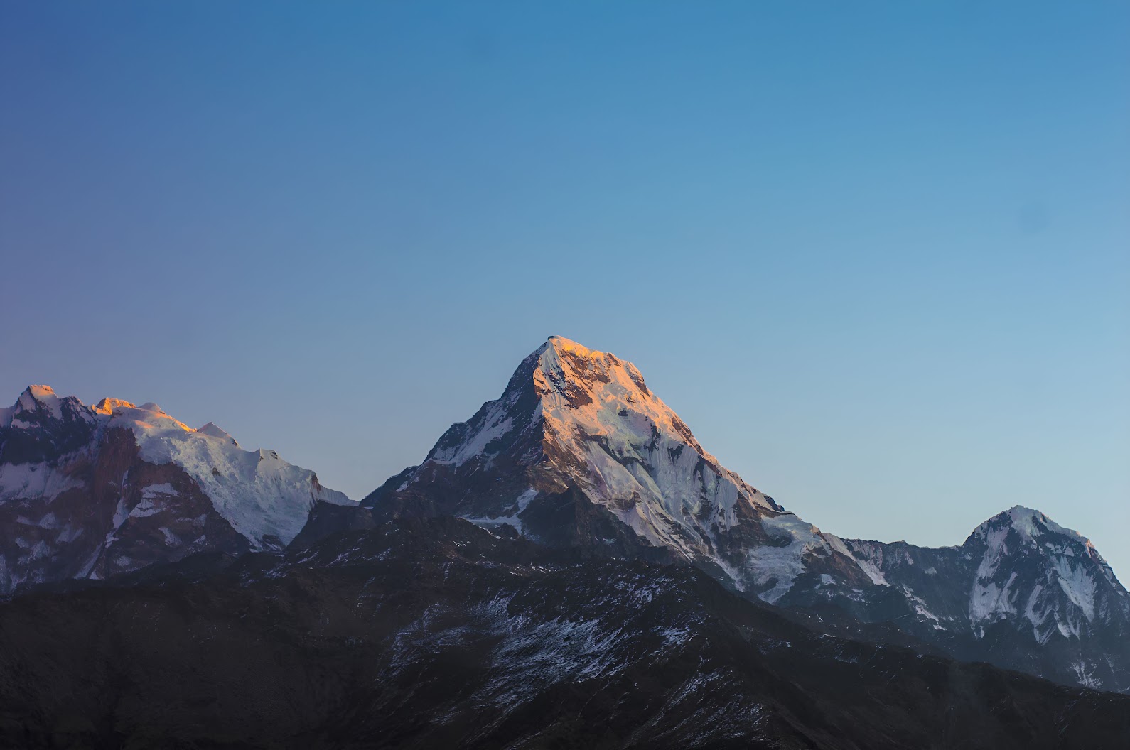 Mt. Annapurna in view from Poon Hill, Nepal